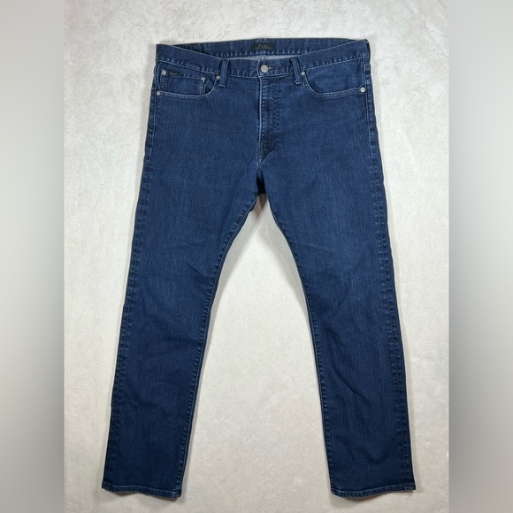 Polo Ralph Lauren 36W 30L The Varick Dark Blue Slim Jeans - Picture 2 of 10